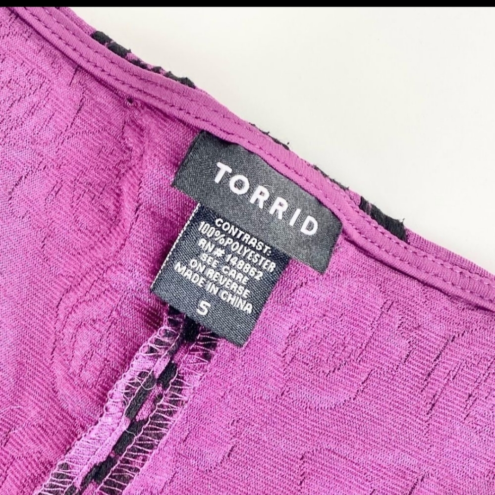 EUC TORRID FLORAL BABYDOLL TOP SZ. 5X - Picture 9 of 9